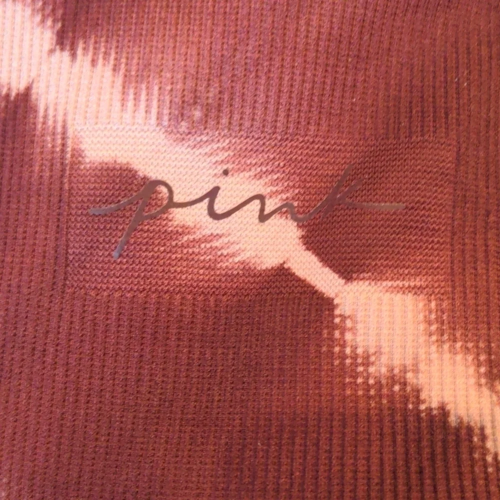 PINK Victoria's Secret Seamless High Waist 7/8 Ruby Tie Dye Tights size XS